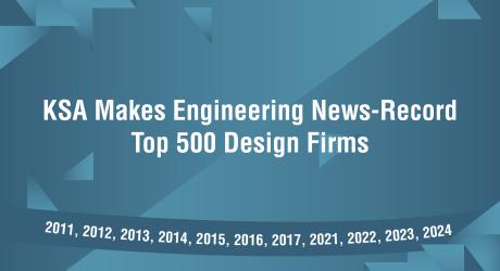 KSA Makes Engineering News-Record Top 500 Design Firms 2024