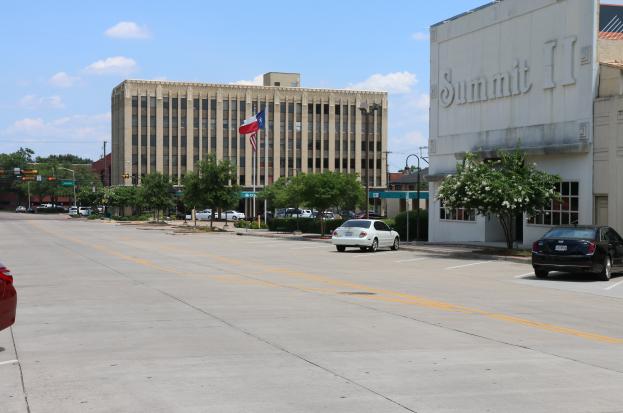 Longview, Texas Downtown Streets Methvin Street