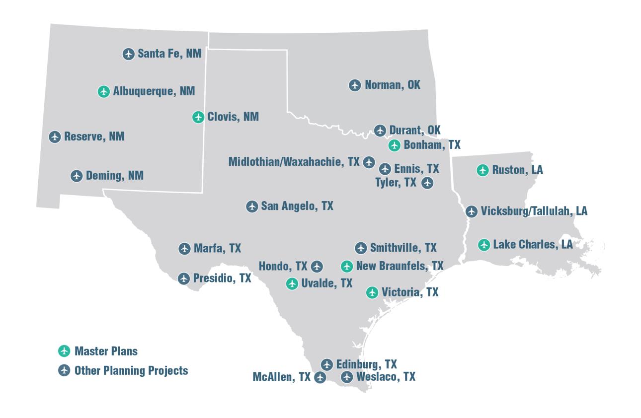 Airport Master Plans Map